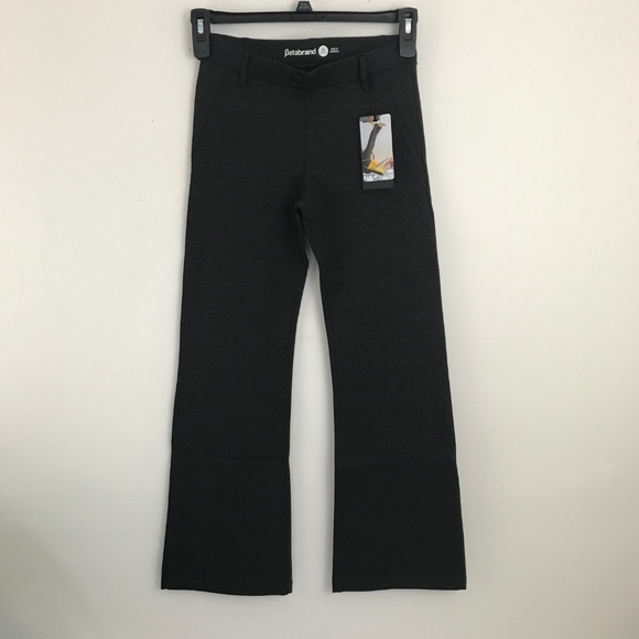 Betabrand Dress Pant Yoga Boot Cut Gray XS Petite - Picture 3 of 8